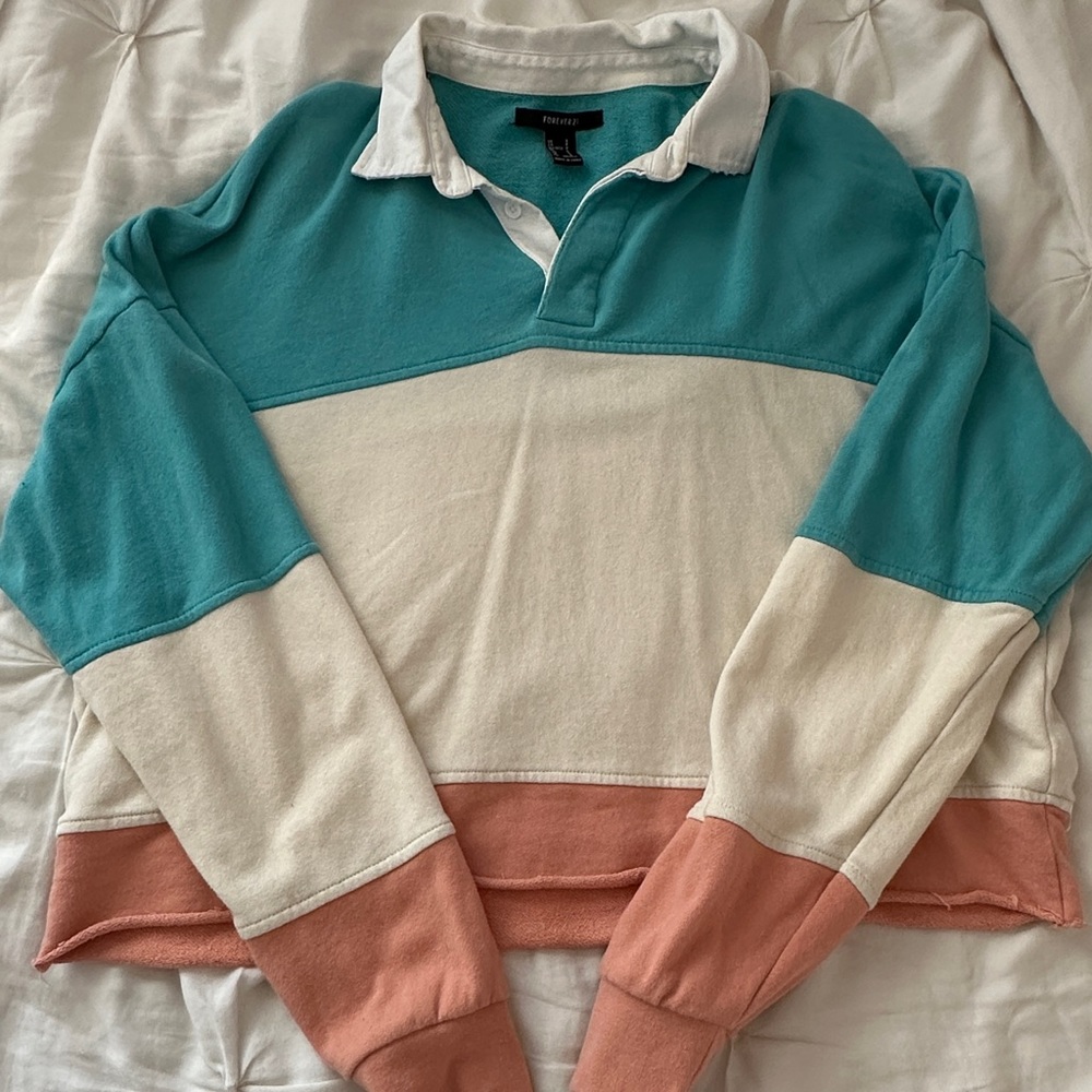 multi colored | collar jacket